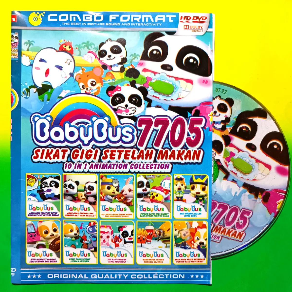 KASET DVD KARTUN ANAK KOLEKSI 8 FILM BABYBUS VOLUME TERBAIK 7705.