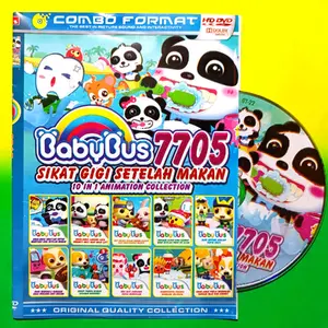 KARTUN ANAK KOLEKSI BABYBUS VOLUME TERBAIK 7705 8in1 BAHASA INDONESIA