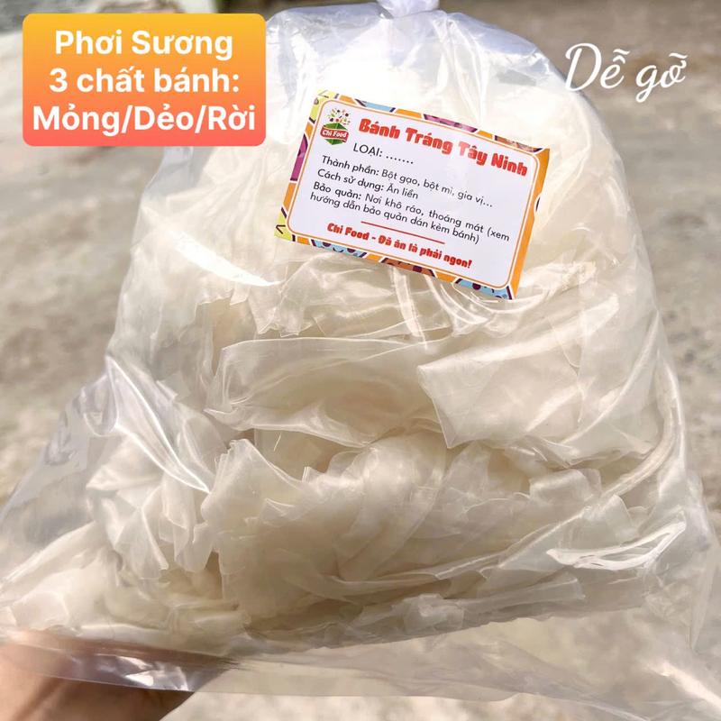 Bánh tráng phơi sương dẻo rìa Chifood92 Ăn Vặt