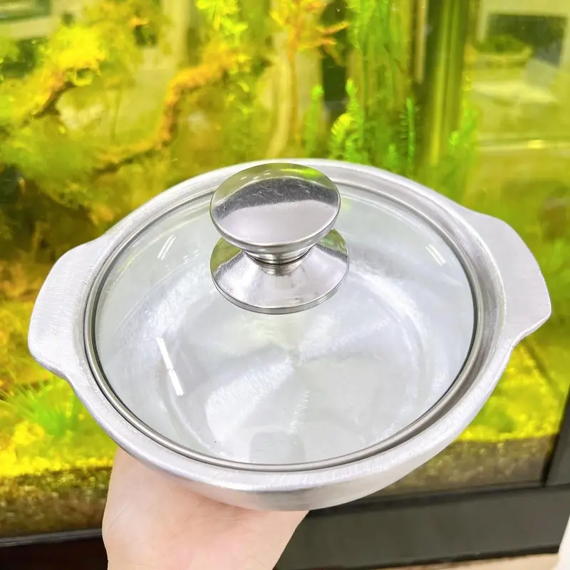 Thố gang NẮP KÍNH kho quẹt, kho cá, nấu cơm niêu, tiện lợi đẹp mắt ngon miệng - Nồi gang nắp kínhthoso 4