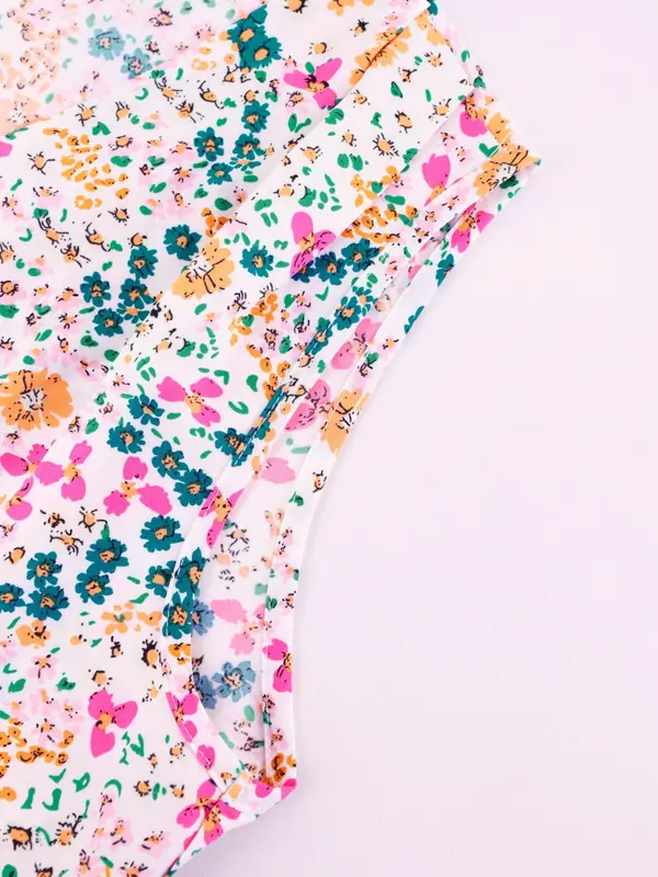 Women's All Over Floral Print Tank Top, Casual Sleeveless Top for Summer, Ladies Clothes for Daily Wear 7
