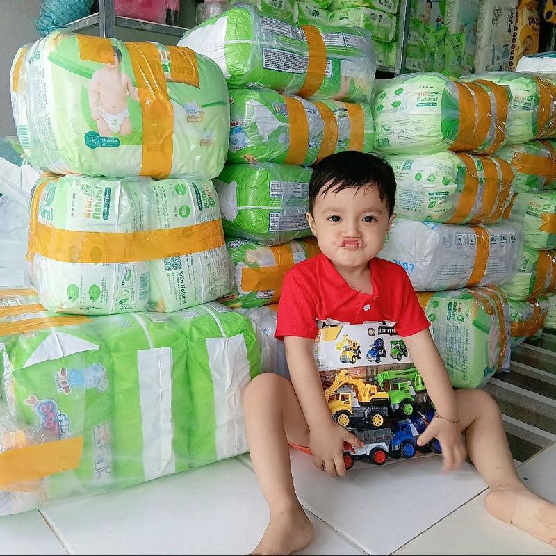 [tích điểm đổi quà] bỉm tã kitin natural với tinh chất trà xanh mềm mỏng thấm hút tốt. tã dán và tã quần cho bé 8