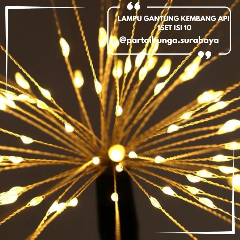 LAMPU GANTUNG LABA LABA 1 SET ISI 10/LAMPU GANTUNG HIAS DEKORASI WEDDING/RUMAH/CAFE/LAMPU GANTUNG LABA-LABA AESTHETIC 2
