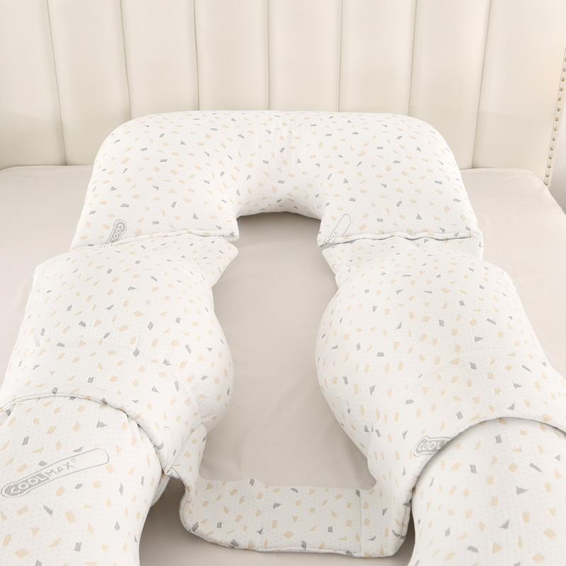 Foreign Trade Supply Air Layer H-Type Pregnancy Pillow Multi-Function Auxiliary Nursing Pillow Skin-Friendly Cool Feeling Side Sleeping Sleeping Pillow 2