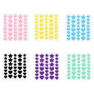 (1PCS) Acne Patch Jerawat Stiker pimple Tempel Motif Star Love WARNA RANDOM