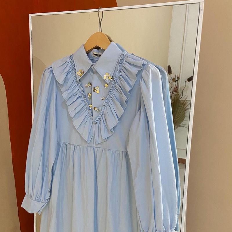 Dress payet by sun.id Katun Kancing 2