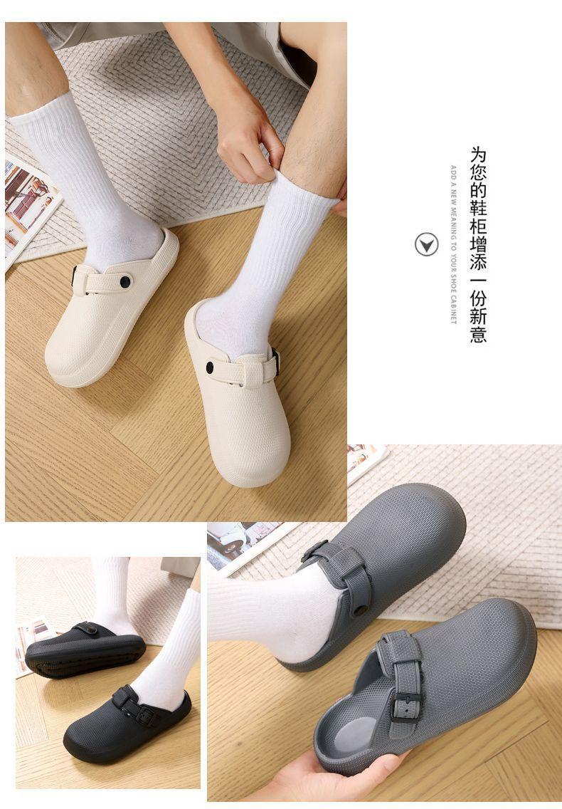 Product Introduction of Dép Đi Biển Mùa Hè Cho Nam, Ngoài Trời, Đế Dày, Không Trơn Trượt, Thường Ngày, Thoải Mái, Không Có Gót, Dép Lười Nửa, Đánh Giá Tích Cực 92%, Năm 2025 3
