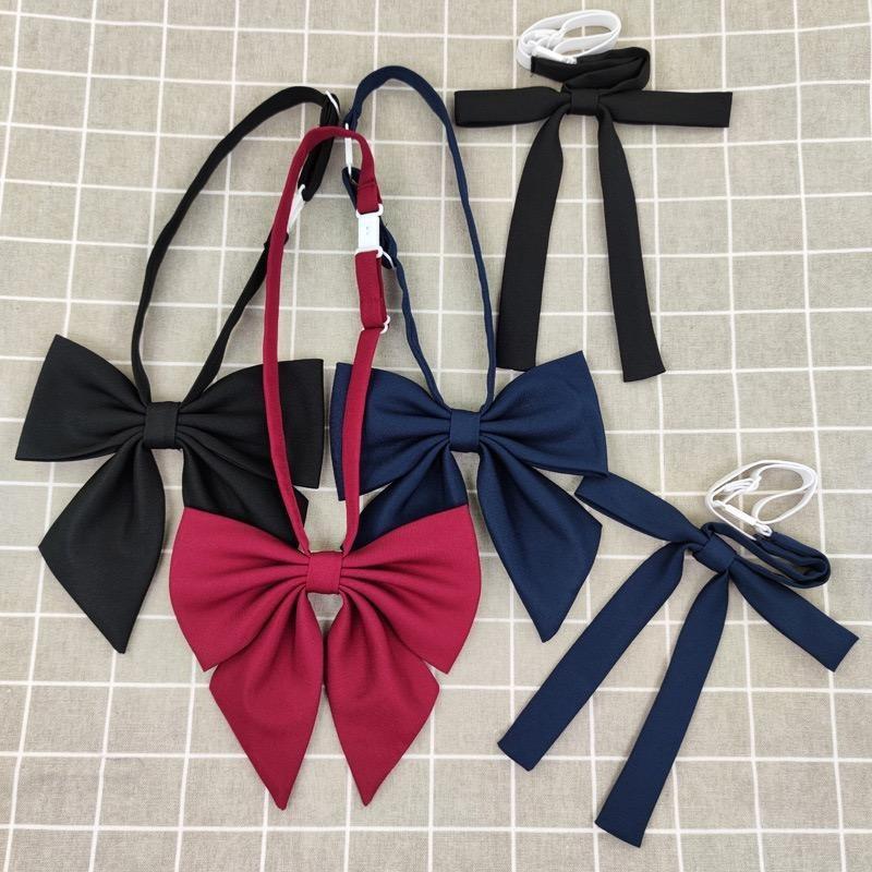 Product Introduction of Solid color JK tie without tie collar flower uniform accessories 5