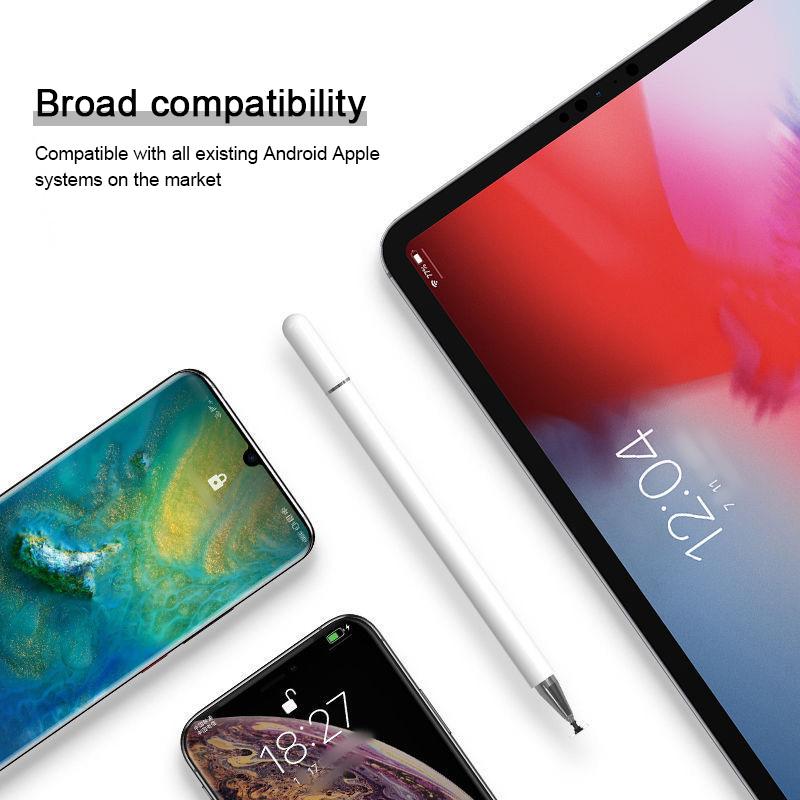 【COD】[Model Terbaru]Pena Layar Sentuh Kepala Disk Pengeditan Plastik Kapasitas Pena Ponsel Stylus