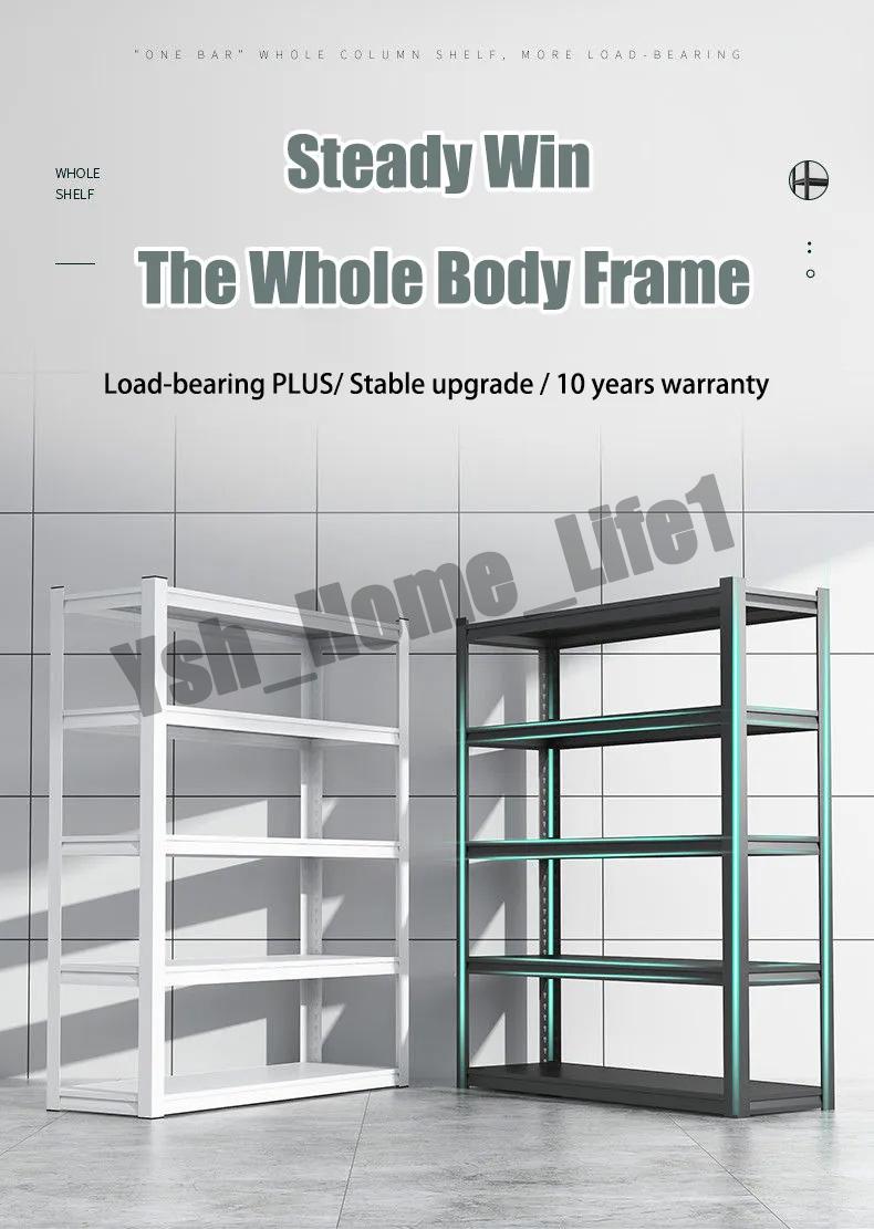 Product Introduction of CAIXUJI Heavy Duty Rack Bomb Storeroom Kitchen Storage Shelf Organiser Warehouse Boltless Shelf Metal Shelf Rack Shelving 32