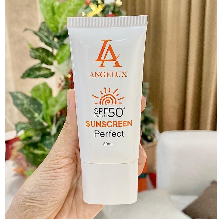 Kem Chống Nắng ANGELUX SUNSCREEN PERFECT  Nâng Tone, Kiềm Dầu, Căng Bóng, SPF 50+ Mua 1 tặng 1 ủ môi 4