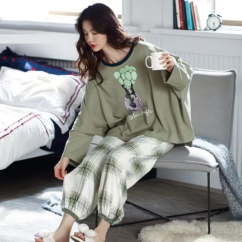 Monody - Baju Tidur Wanita Dewasa Piyama Set Kekinian / Model Kaos PP /  Motif Lucu 7