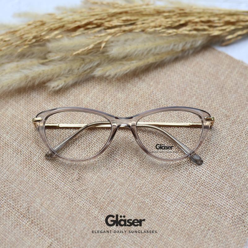 Frame Kacamata Yumna - Bisa Minus Plus Cylinder (Free Box+Lap) Biru Frame Perempuan Laki-laki Eyewear vascka 0