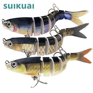 Suikai 13.5cm 19g Sinking Multi-Section Fishing Lure Bait Cheap New Fishing Tackle Minnow