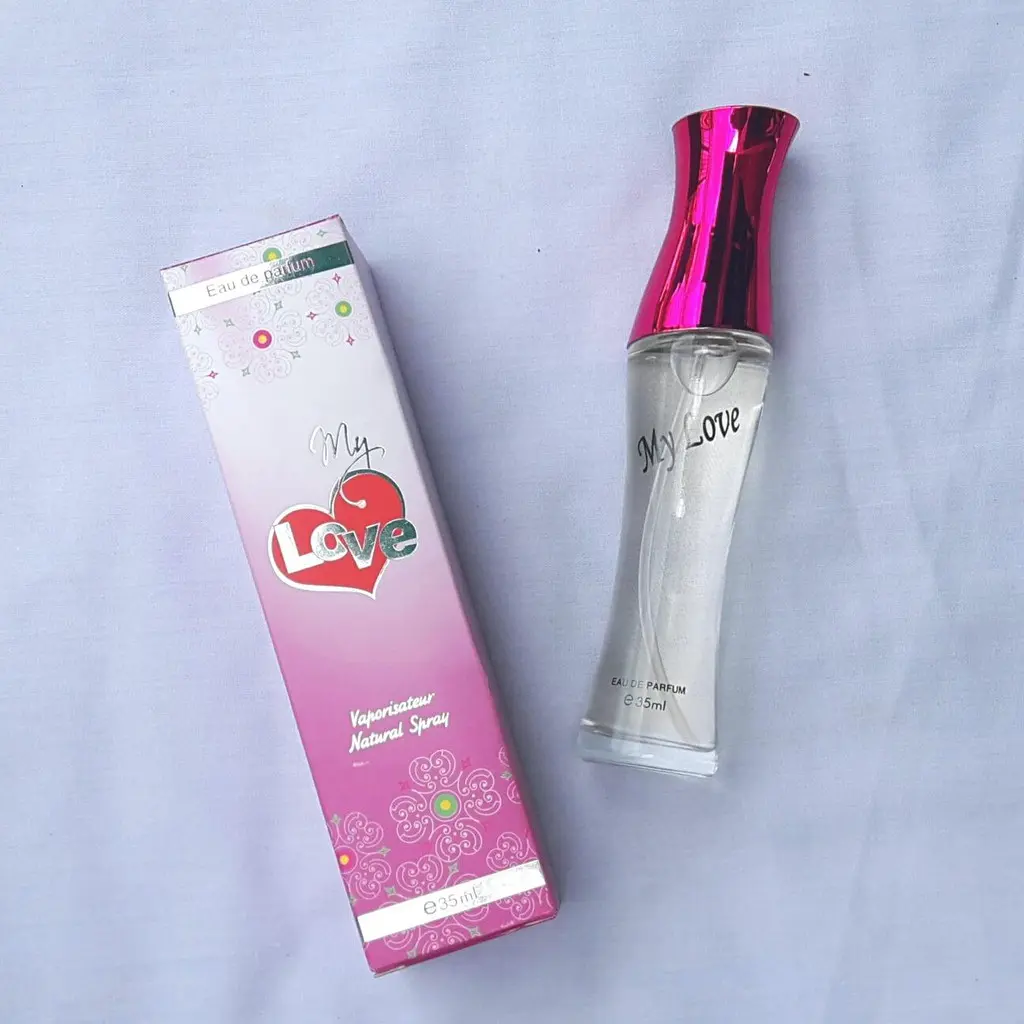Nước Hoa Nữ 35ml My Love Hộp Màu Hồng Cosmetic Perfume Xịt Thơm