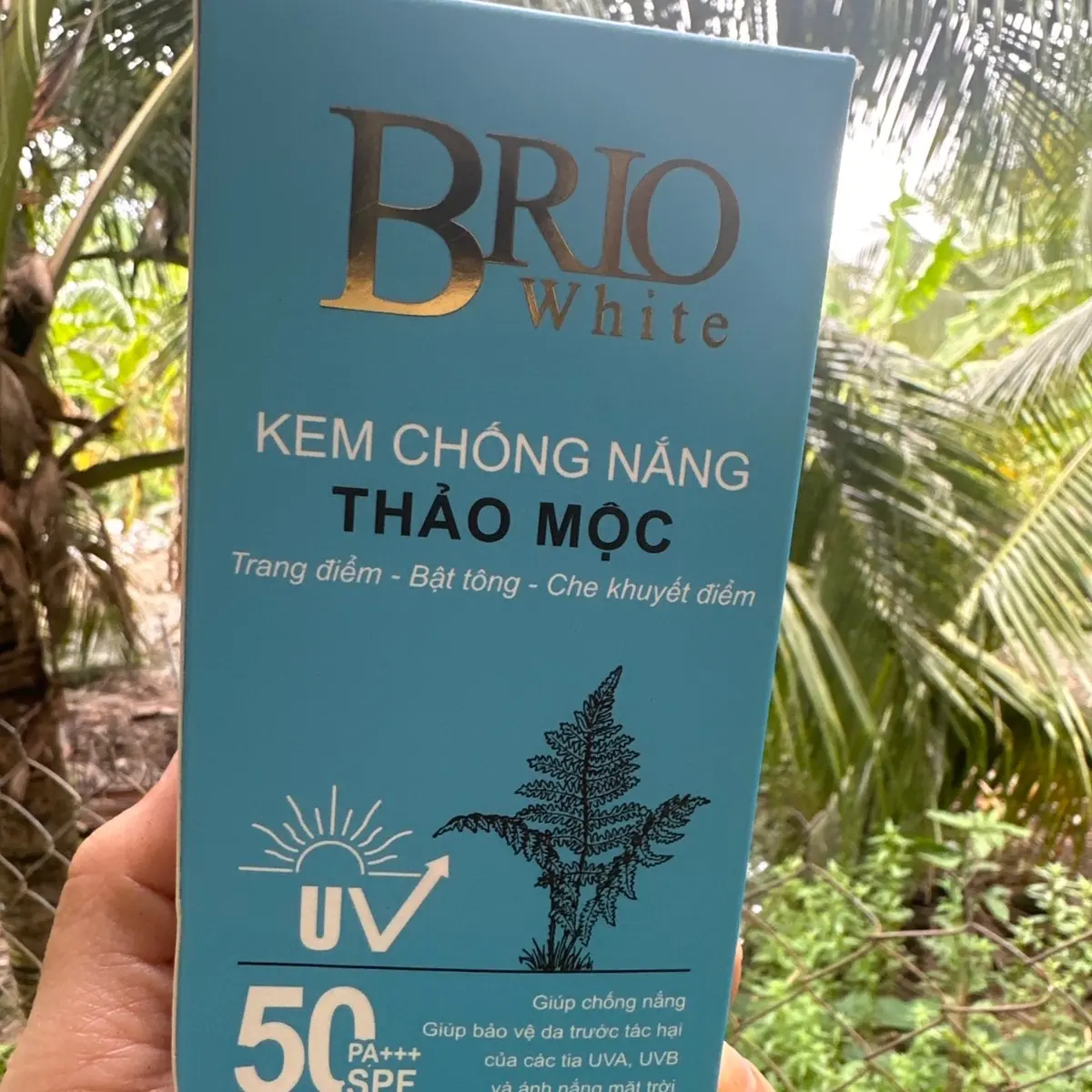 Kem chống nắng thảo mộc SPF 50