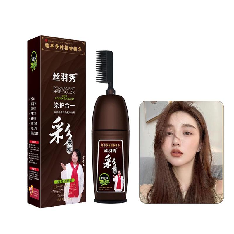 Product Introduction of Instant Coloring Shampoo Natural Black Color For Men Women Hair Dye Herbal Brown Purple Hair 19
