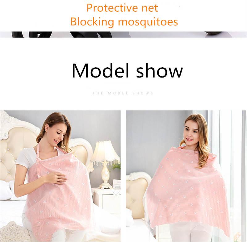 Product Introduction of 100% Cotton Baby Feeding Nursing Covers Anti-glare Nursing cloth Breathable Breastfeeding Cover Mother Outdoor Baby Shawl 12