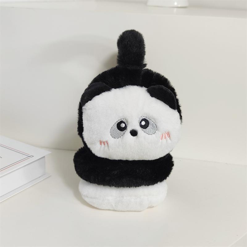 Product Introduction of Plush Hairband Cartoon Panda Claw Clip Updos Hair Clip Girl Kids Ponytail Holder 13MC 7