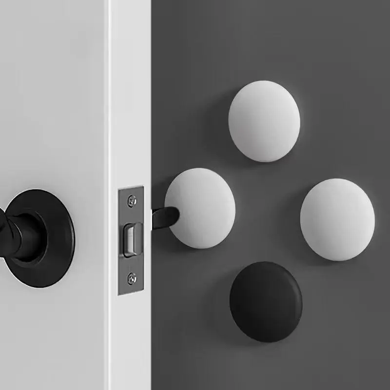 Self-adhesive Silicone Pad, Anti-collision Silicone Pad, Furniture Hardware Suitable for Door, Window, Handle, Bed, Sofa 0