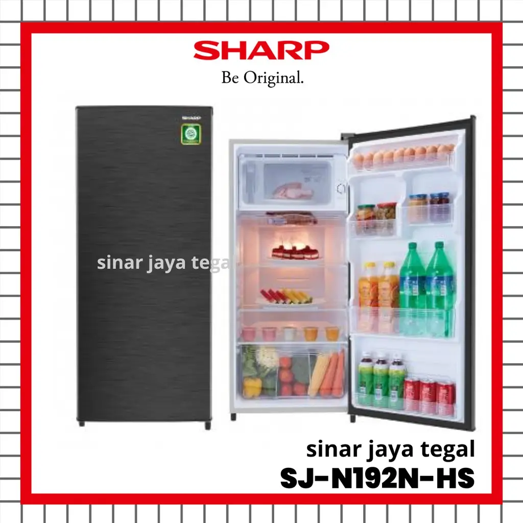 LEMARI ES SHARP 1 PINTU SJ-N192N-HS