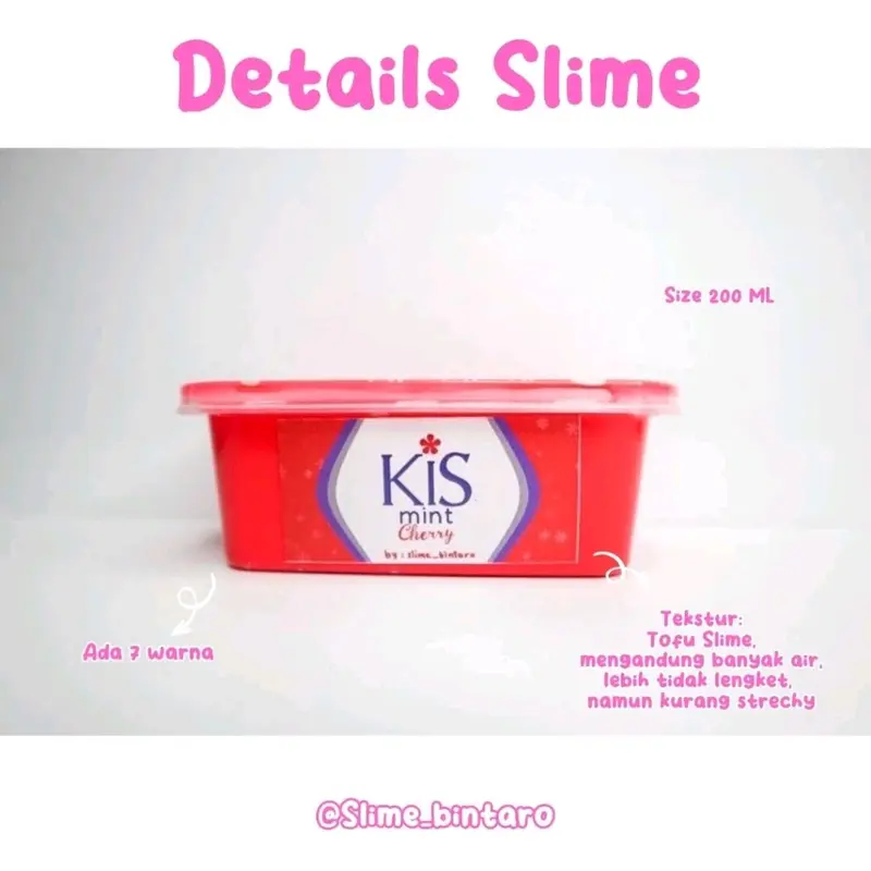 candy slime 200 mili aroma wangi segar 0