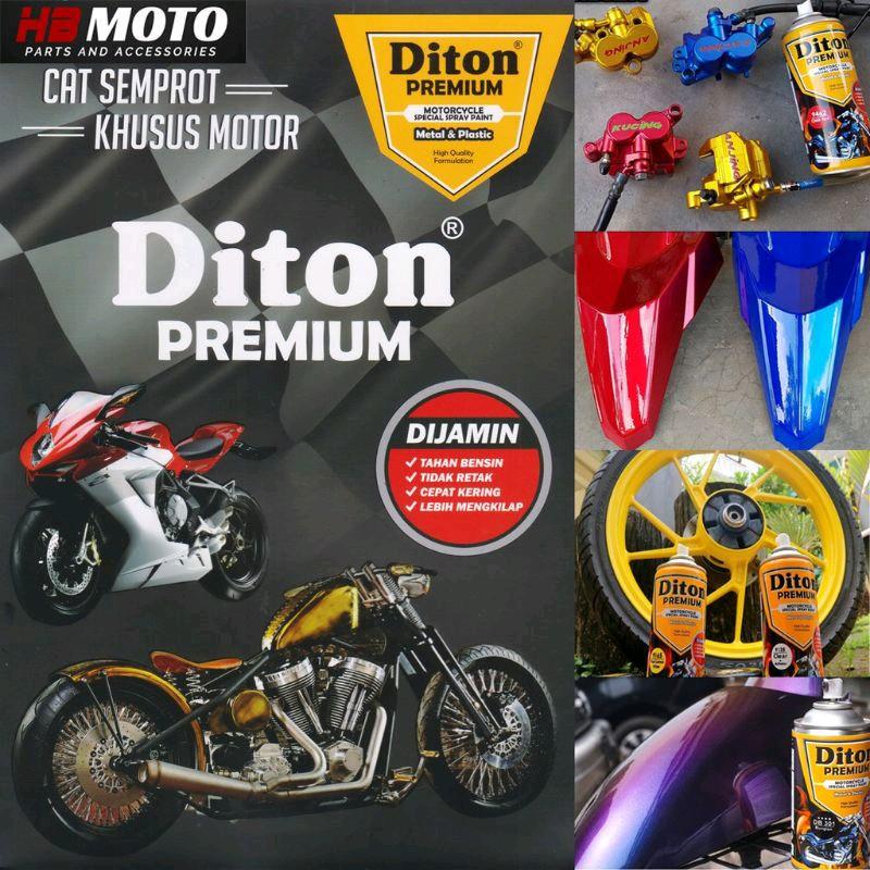 DITON PREMIUM 9128 CLEAR GLOSS ACTIVATOR CAT SEMPROT SPRAY PAINT FINISHING PERNISH KILAP  tahan bensin bukan merk PYLOX Sapporo SAMURAI RJ PILOX PILOK shogun z 5