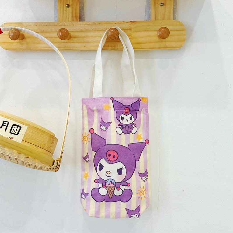 Product Introduction of Túi vải canvas đựng bình nước, cốc nước, họa tiết dễ thương TBINHNUOC3 10