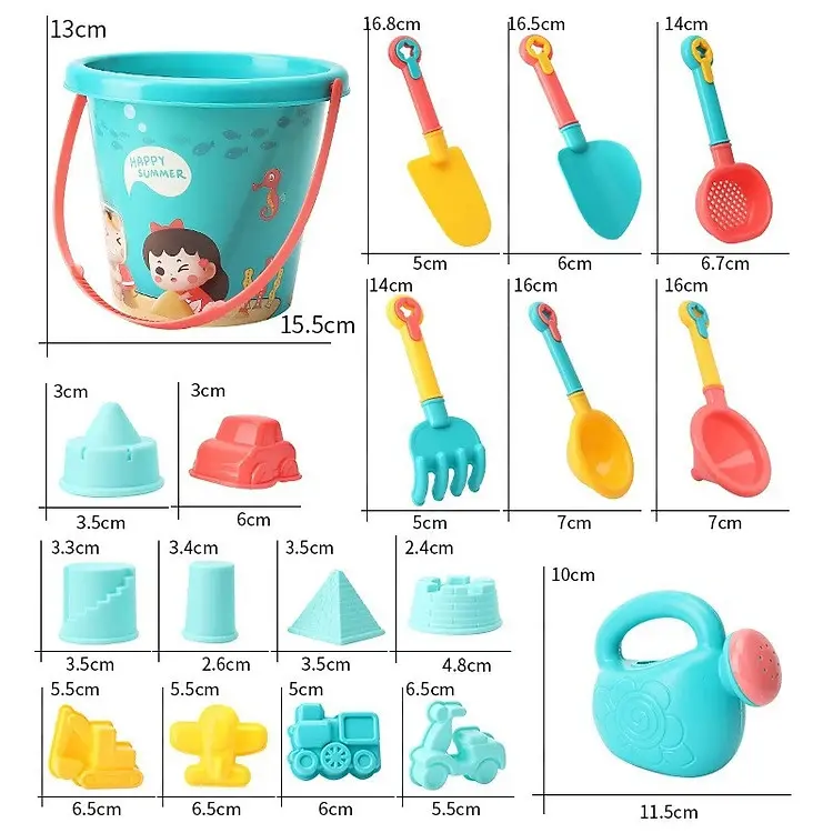 BỘ ĐỒ CHƠI XÚC CÁT CHO BÉ 7