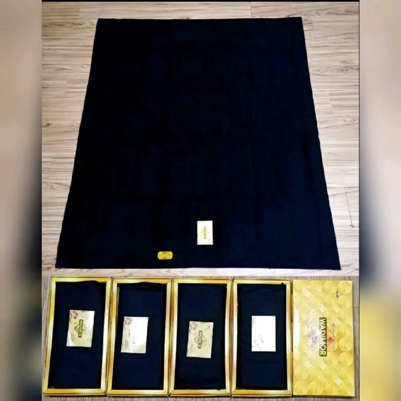 Sarung Dewasa Wadimor Polos Hitam Putih Tumpal dan non tumpal Cowok Muslim Motif 2
