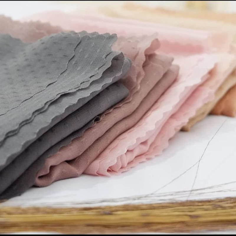 Product Introduction of Segi Empat Rubycon Khalisa Scraf/ Jilbab Sekolah Segi Empat Lasercut Terbaru Bahan Vinney Premium Muslim Lembut 2