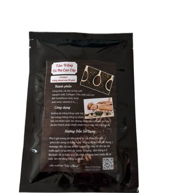 Tắm trắng cà phê cao cấp Dưỡng Body (Mua 5 gói tặng 2 gói) Dưỡng Da Body 0