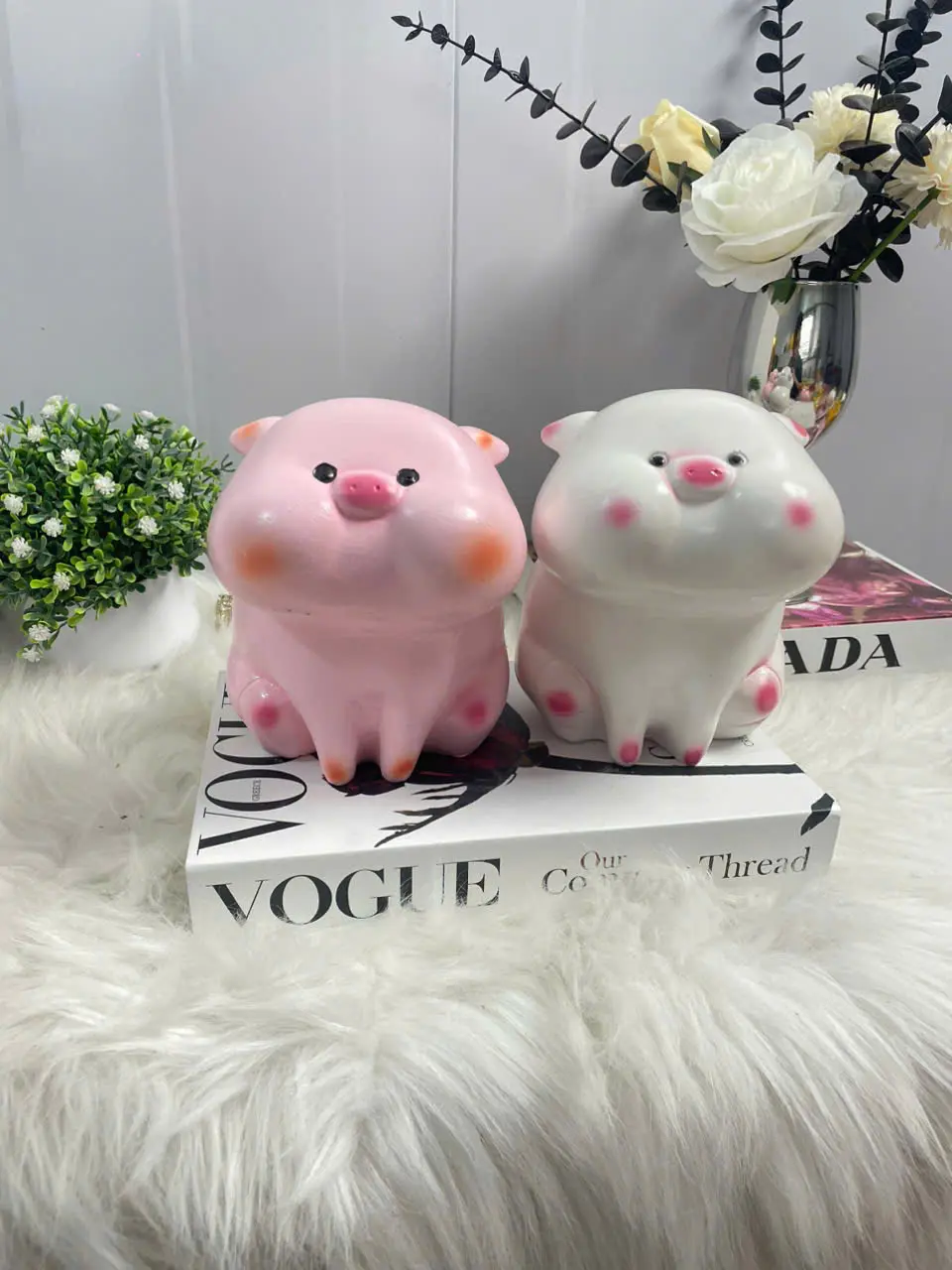 Heo đất tiết kiệm Heo hồng Má Phính cute , Heo đất quà tặng trang trí, ống tiết kiệm tiền/ Heo Đất Bảo Lâm