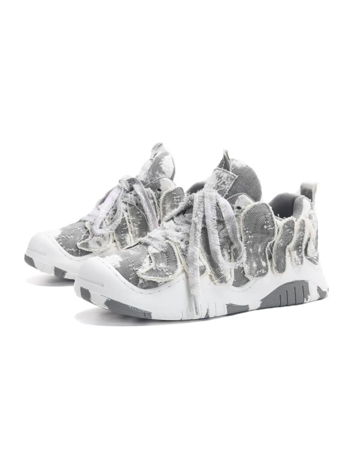 Men's Fashionable Colorblock Tie Dye Patched Design Lace Up Low Top Skate Shoes, Casual Comfortable Breathable Non-slip Sneakers, Trendy All-match Skate Shoes for Daily Wear