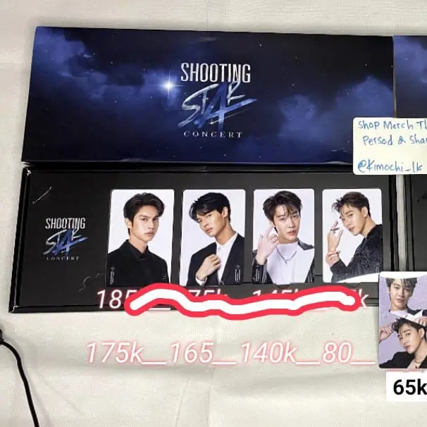 (READY STOCK INA) Official Photocard SS F4 IN THAILAND/ PHOTOCARD KONSER SHOOTING STAR BRIGHT WIN DEW NANI/ OFFICIAL PC BWDN GMMTV/Aktor GMMTV/ F4 Thailand/ Photocard BWDN/Bright/Win Mentawin/Dew Jirawat/ Nani hirunkit/ photocard Bright win