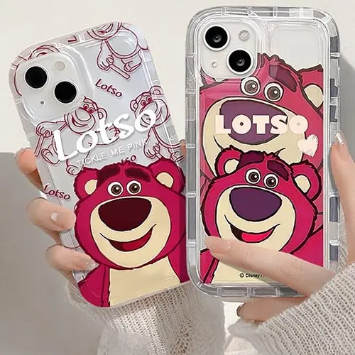 (Fyp-XI) BCS SOFTCASE SILIKON SOFT CASE CASING CLEAR TPU CUTE STRAWBERRY LOTSO FOR XIAOMI REDMI A1  12C 11A 4A 5A 6A 8 8A PRO 9