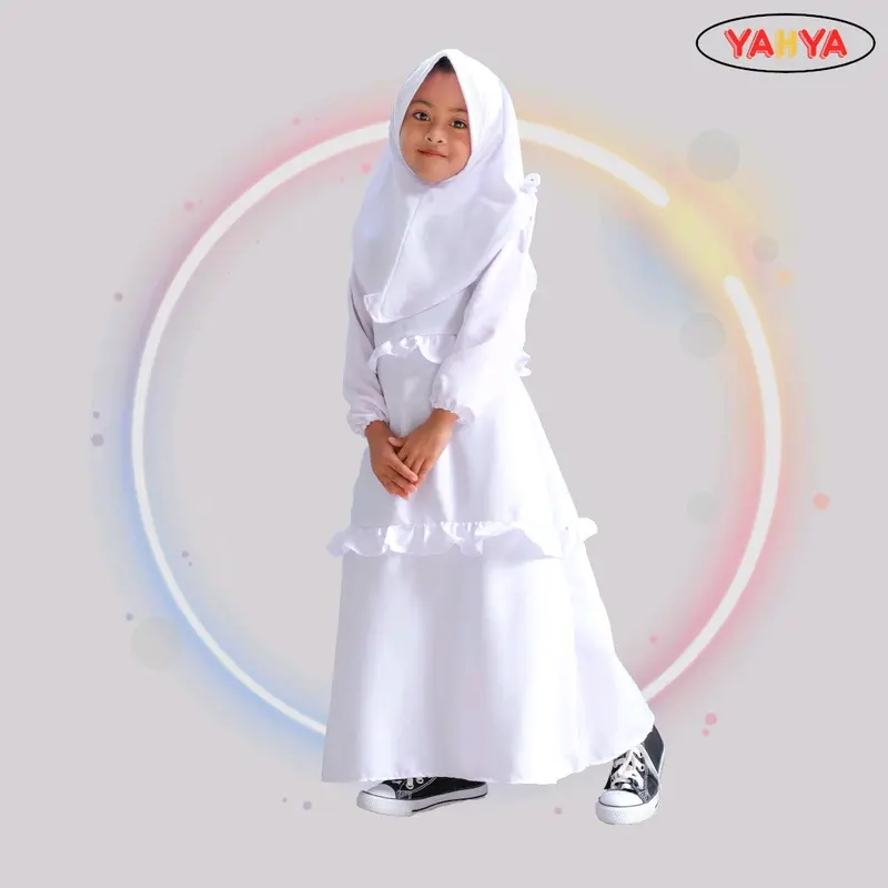 Gamis Anak Putih Terbaru Kekinian Gamis Anak Terbaru 2023 3