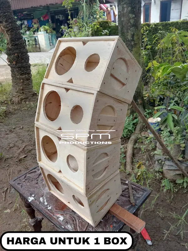 Box Speaker Line Array 4 inch Single Plus Tweeter 1