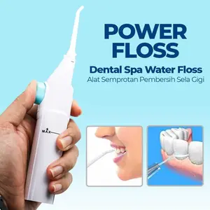 Power Floss Alat Semprotan Pembersih Sela Gigi Dental Spa Water Floss
