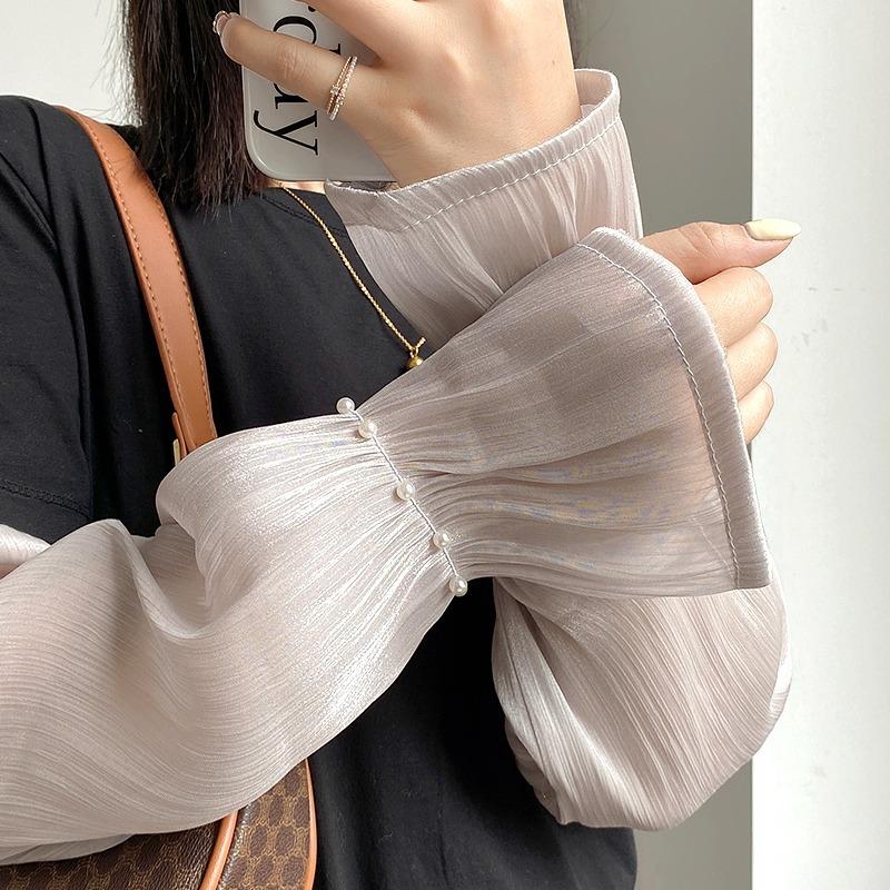 Product Introduction of Sun protection sleeves, high appearance, loose, suitable for summer, outdoor driving and riding, UV protection, light and breathable, foam sleeves, suitable for arms 10