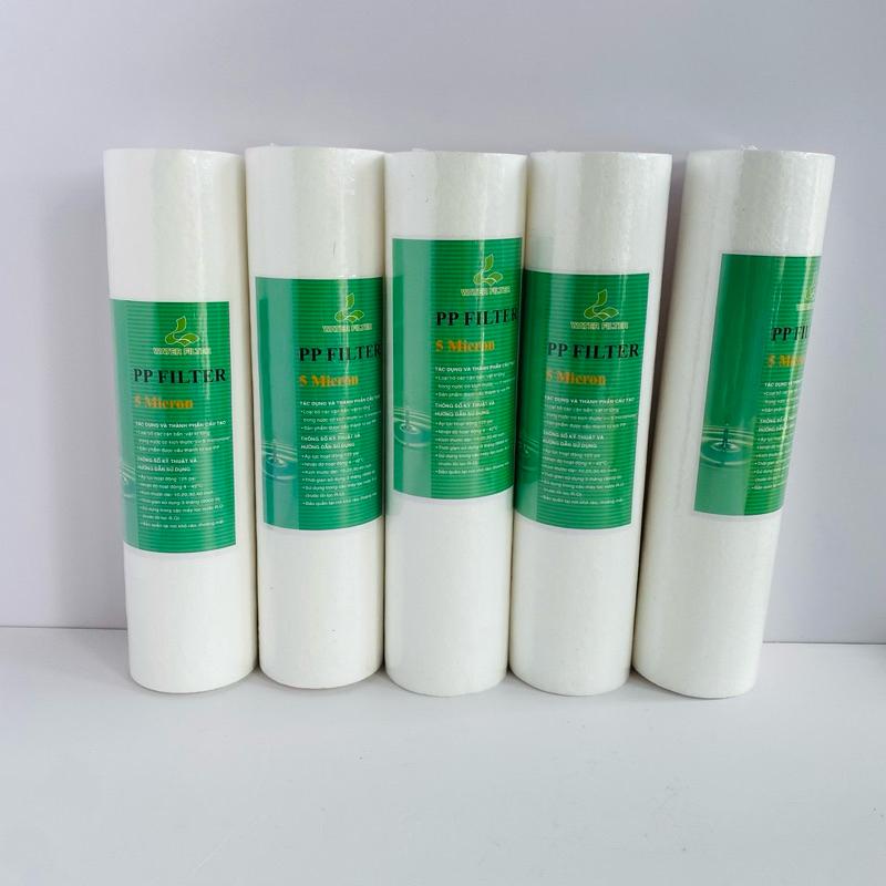 Combo 5 lõi lọc PP 10 inch lõi số 1 thay được tất cả máy lọc nước