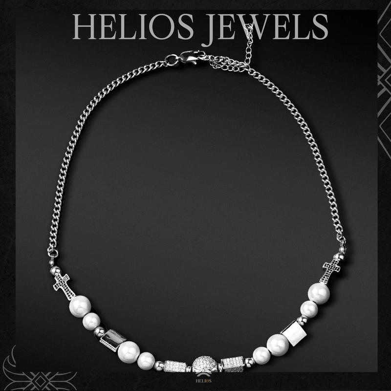  Dây chuyền nam nữ Helios Skull Bling 