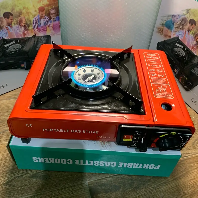 Bếp ga mini chống cháy nổ ,chống gió công suất 2900w bảo hành 12 tháng . Bếp ga du lịch dùng để ăn lẩu nướng . 4