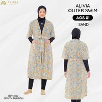 Gambar ALIVIA HOUSE - ALIVIA OUTER SWIM 01 Outer Swimwear kimono luaran berenang wanita - Sand, ALL SIZE dari Alivia House Official Kota Tangerang Selatan 2 Tokopedia