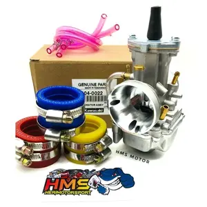 KARBURATOR KARBU PWK 21 24 26 28 30 32 34  KX 85 UNIVERSAL Mudah Setting Plus Karet Intake KARBU PWK