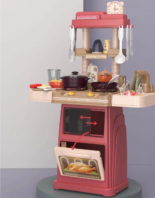 [IM] 66Cm Mainan Kitchen Set Spraying Mist Anak / Mainan Set Masak ...