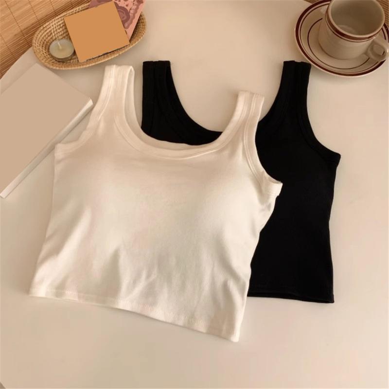 Áo Vest Lưng Đẹp Phong Cách Pháp, Cô Gái Nóng Bỏng, Áo Hai Dây, Có Đệm Ngực, Thích Hợp Mặc Trong Và Ngoài Trời, Phong Cách Mới, Không Tay, Chống Lộ, Thể Thao Nữ, Có Thể Mặc Bên Ngoài 3