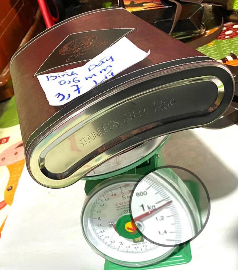Product Introduction of Bình tông Đựng nước Đựng riệu Dung tích 3,5L, Hàng bọc Da đẹp mắt, làm bằng Inox 304,hàng dày 0,6mm tặng bao da đựng như hình 14