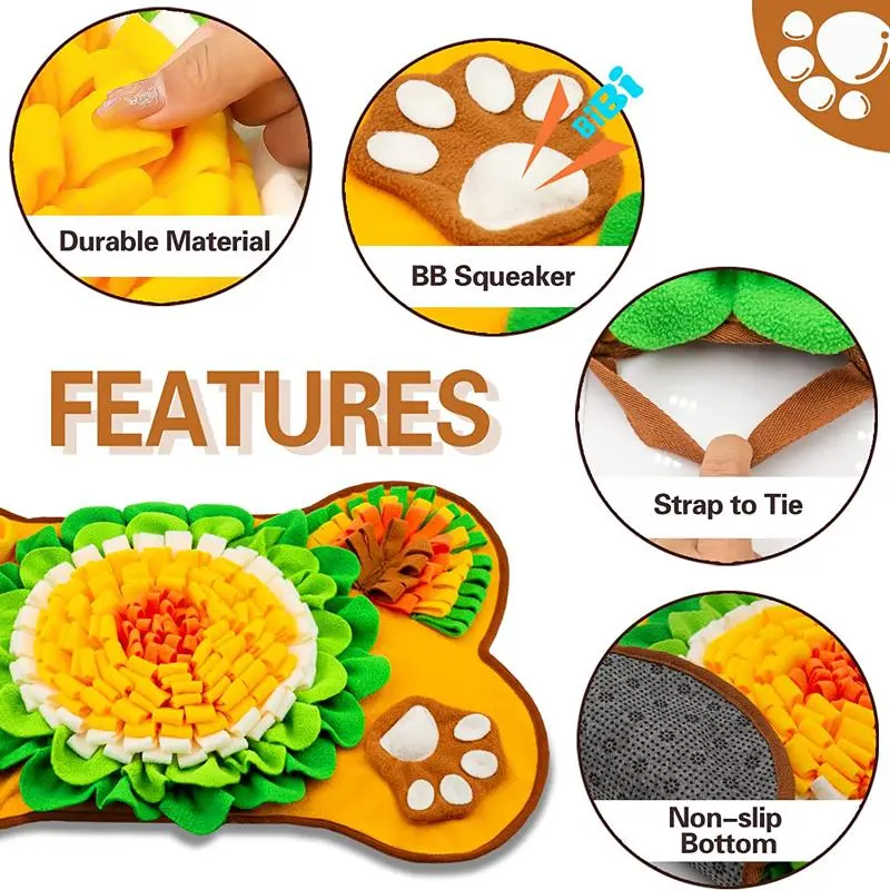 Dog Sniffing Mat, Pet Sniffing Pad, Pet Sniffing Mat for Indoor, Pet Supplies, Indoor Dog Walking Device 8