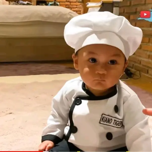 Kostum Chef Anak Baju Koki Bayi Foto Newborn